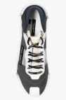 x Mini dolce fit Vita Matfluwelen lippotlood vaalroze Logo-patched sneakers