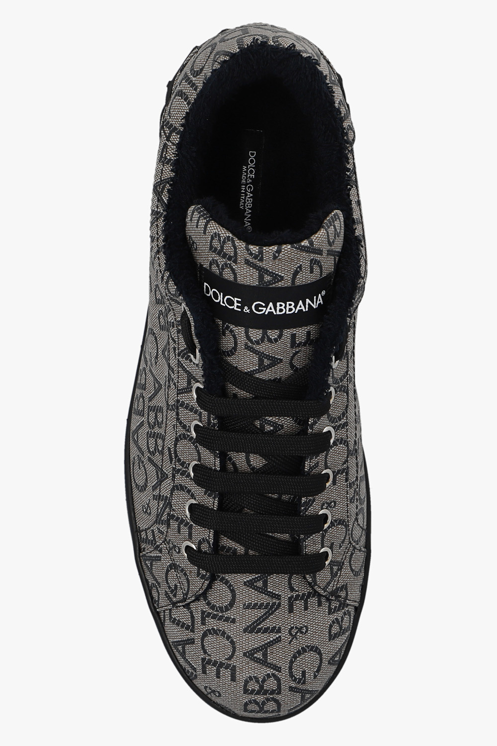 DOLCE & GABBANA SPODNIE SZTRUKSOWE ‘Portfofino’ sneakers