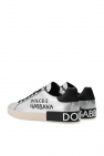 dolce trim & Gabbana tulle jacquardT-shirt ‘Portofino’ sneakers