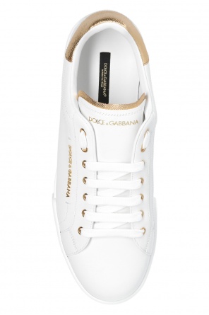 dolce Printed & Gabbana ‘Portofino’ leather sneakers