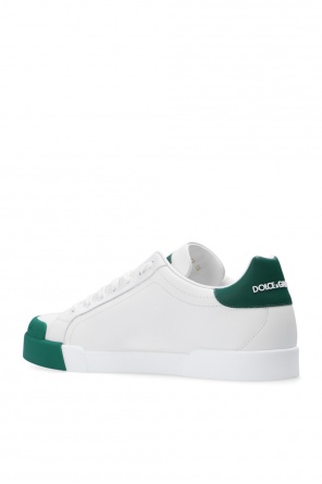 dolce gabbana calf leather pointed derby shoes item Logo sneakers