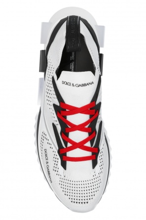 Dolce & Gabbana lace-trim midi dress ‘Sorrento’ sneakers