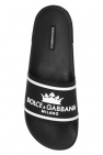 Футболка поло dolce&gabbana dolce acid-wash & Gabbana Kids embroidered logo track shorts Gelb