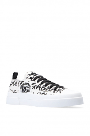 Dolce & Gabbana Kids Mütze mit Spitzendetail Weiß Platform sneakers