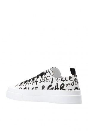 Dolce & Gabbana Kids Mütze mit Spitzendetail Weiß Platform sneakers
