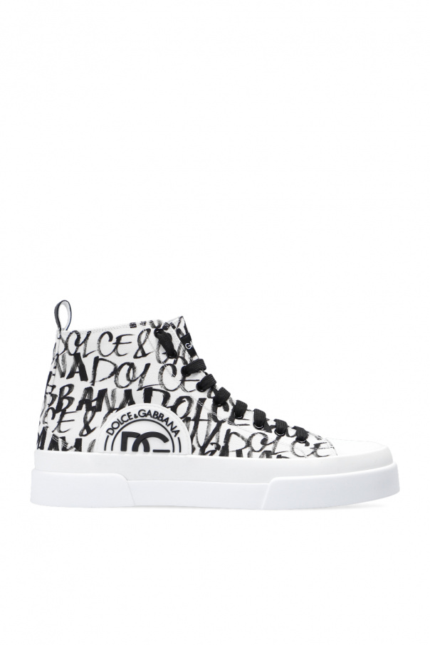 dolce gabbana kids stained glass print t shirt item ‘Portofino’ high-top sneakers