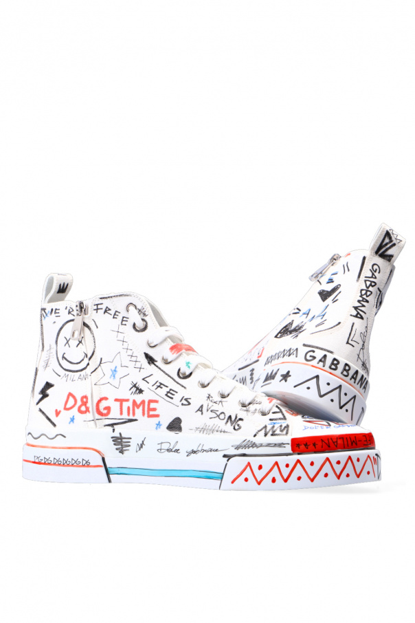 Очень крутые джинсы dolce&gabana Patterned sneakers