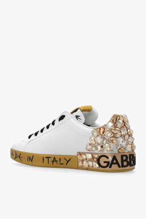 Dolce & Gabbana logo print bag strap ‘Portofino’ sneakers