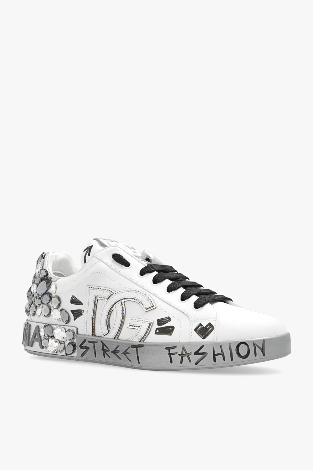 Dolce & Gabbana DG logo Jacquard socks ‘Portofino’ sneakers