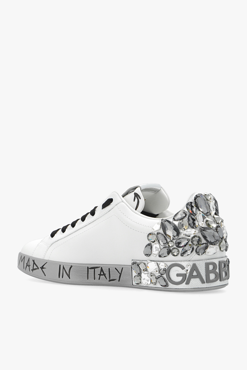 DOLCE & GABBANA STRIPED FLAT CAP ‘Portofino’ sneakers