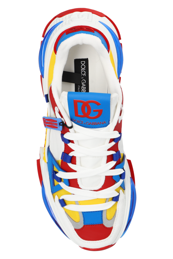 Dolce & Gabbana Airmaster Low Top Sneaker in Blue Multicolor