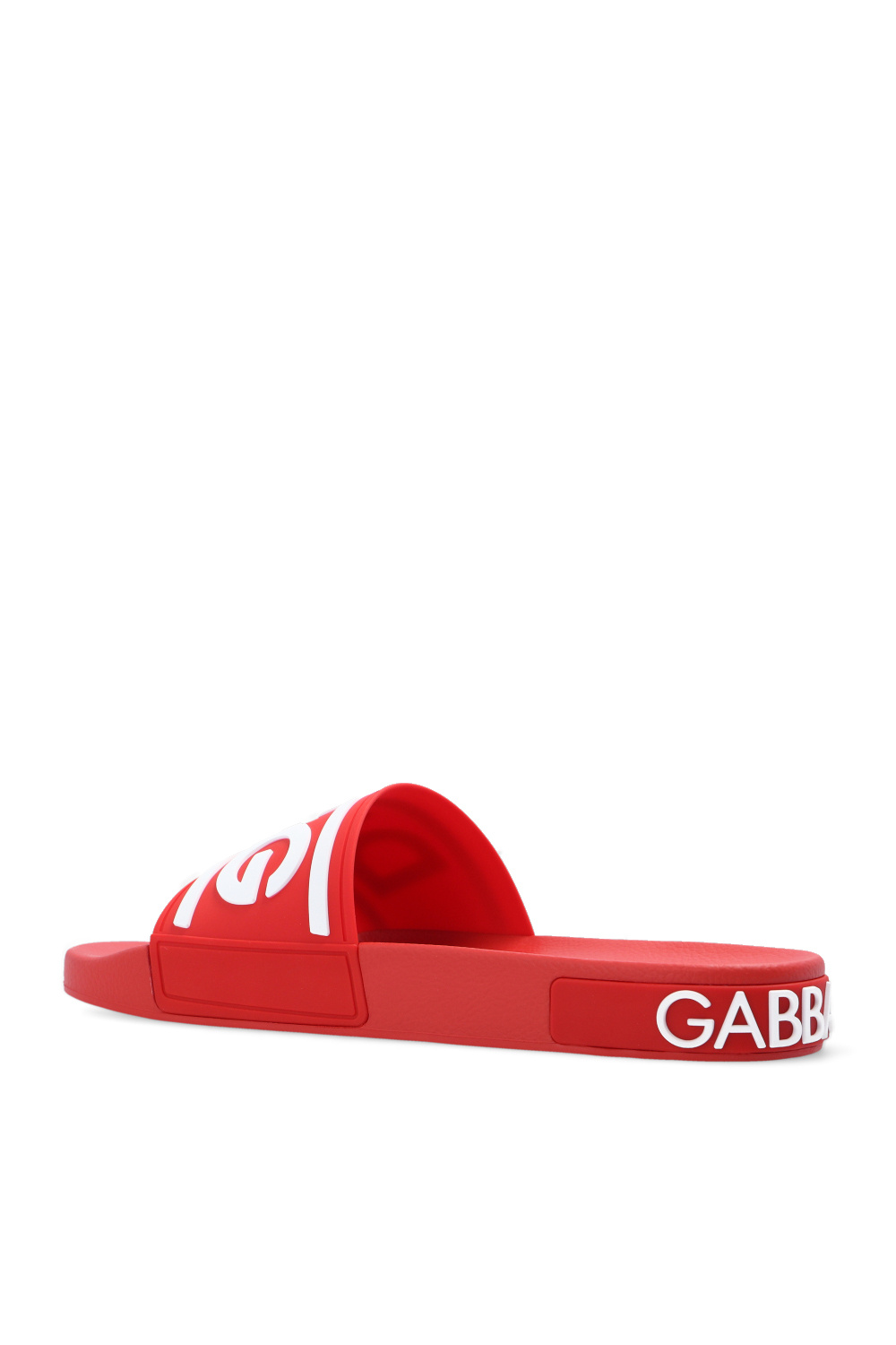 Dolce & Gabbana baroque-style DG belt Slides with logo