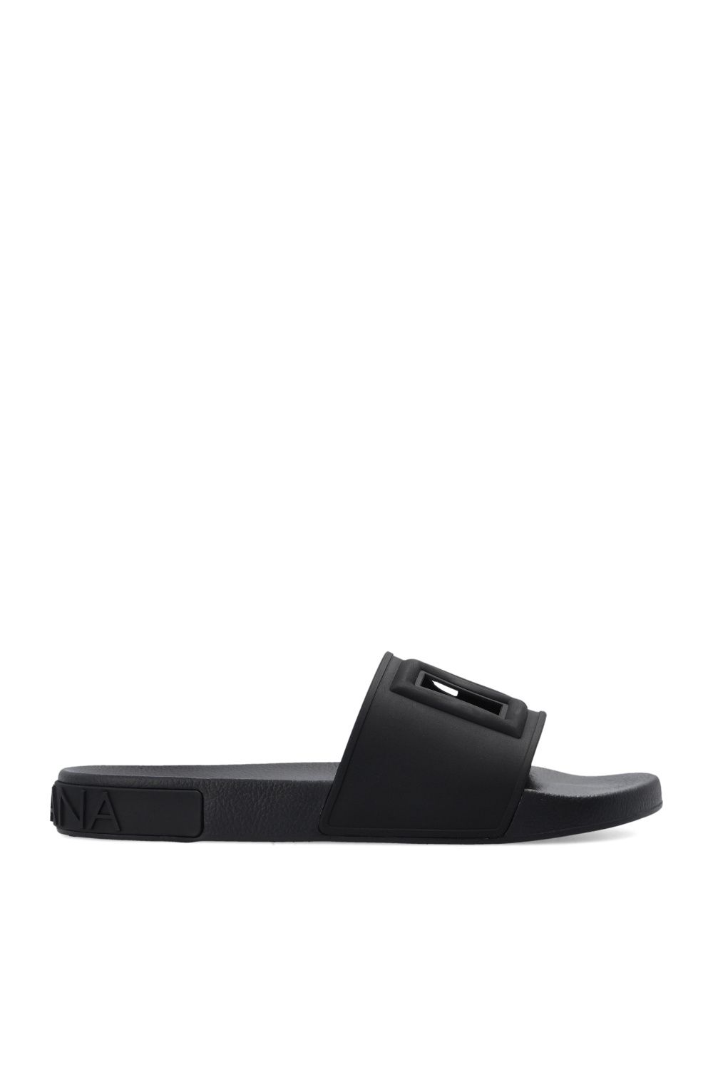 dolce black & Gabbana Slides with logo