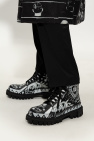 Dolce & Gabbana BLACK Leather combat boots