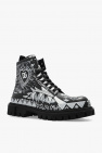Dolce & Gabbana BLACK Leather combat boots