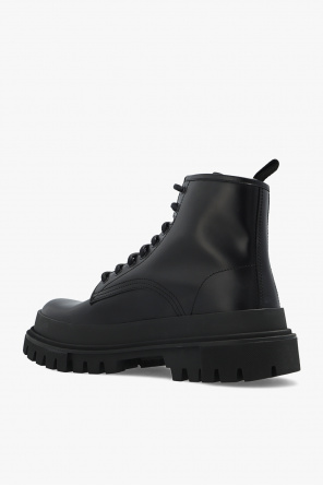 Dolce & Gabbana Leather combat boots