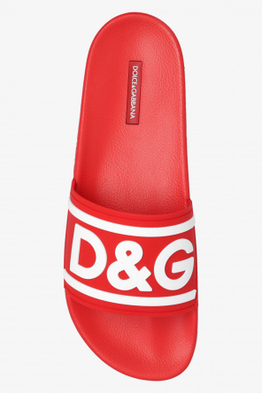 Dolce & Gabbana Kombinezony dzianinowe Dolce & Gabbana Kids NS1 slip-on leather sneakers