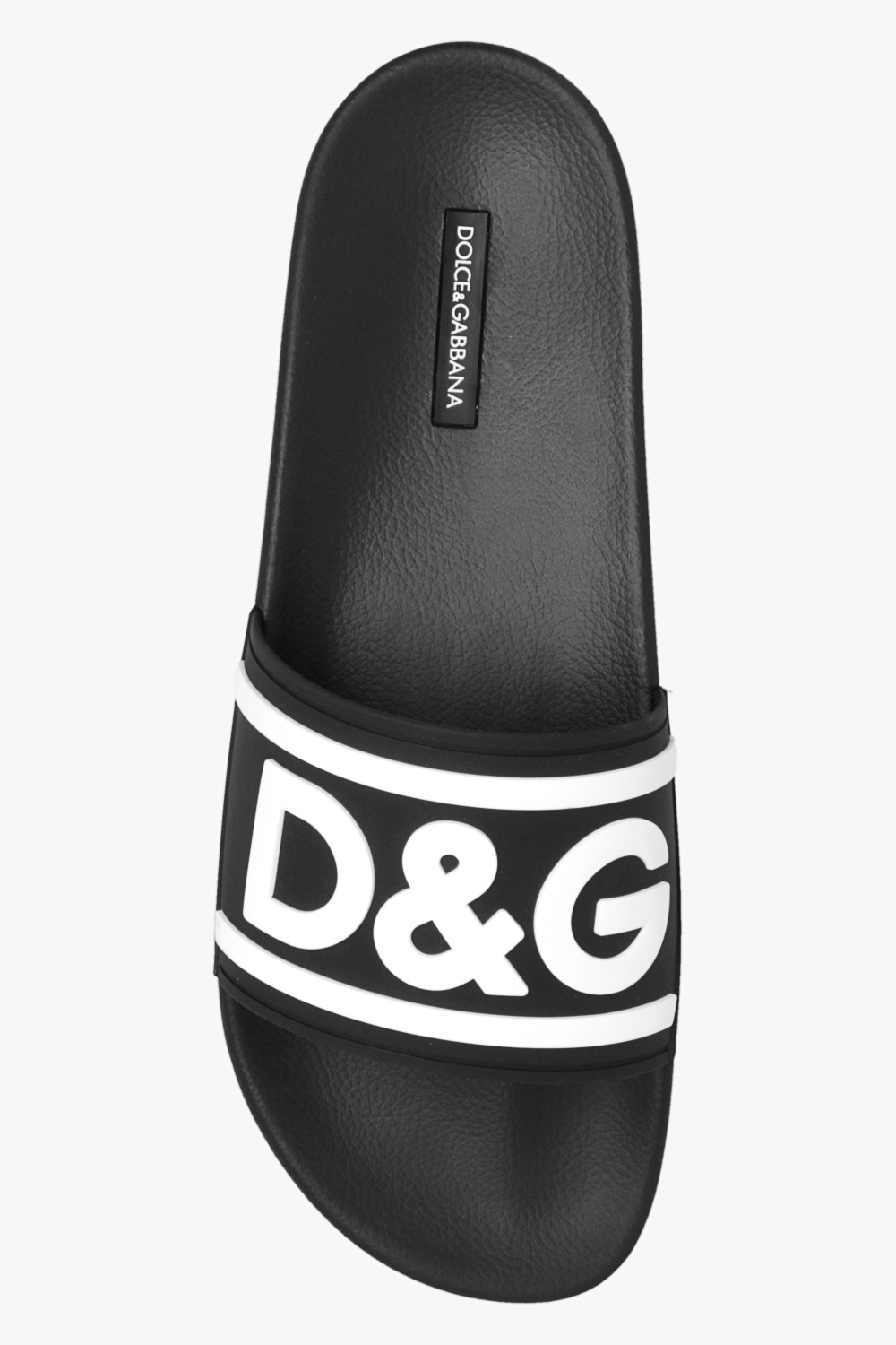 Black Slides with logo Dolce & Gabbana - Vitkac KR