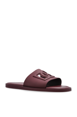 Dolce & Gabbana Gumowe klapki z logo