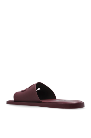 Dolce & Gabbana Gumowe klapki z logo