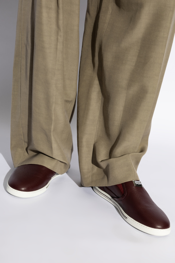 Dolce & Gabbana Leather slip-on shoes