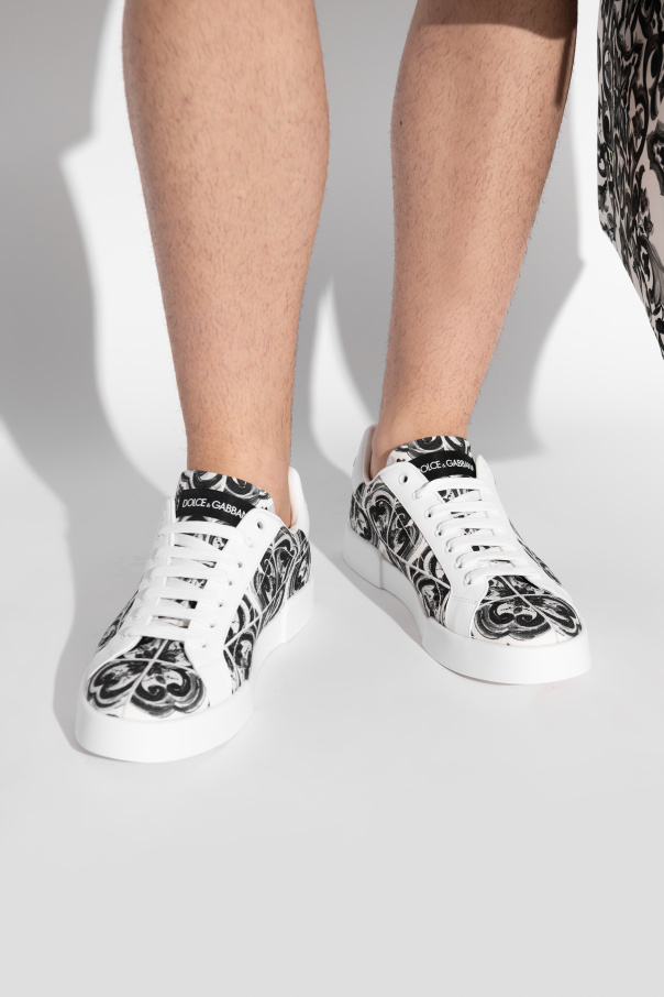 Dolce & Gabbana Sports shoes with 'Majolica' print