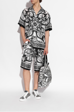 Dolce & Gabbana Sports shoes with 'Majolica' print