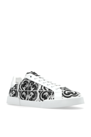 Dolce & Gabbana Sports shoes with 'Majolica' print