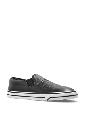 Dolce & Gabbana Leather sports shoes with logo