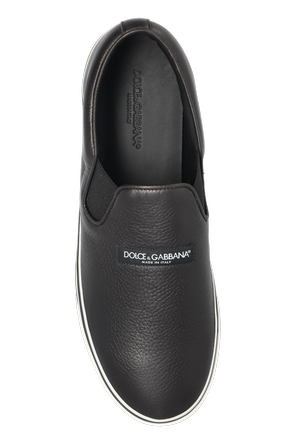 Dolce & Gabbana Leather sports shoes with logo