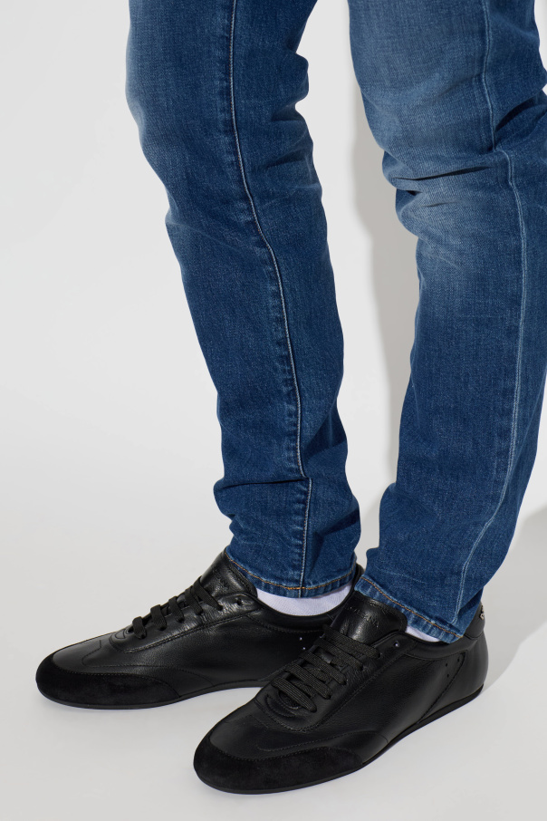 Dolce & Gabbana Sapatos desportivos em pele `Ginnica`