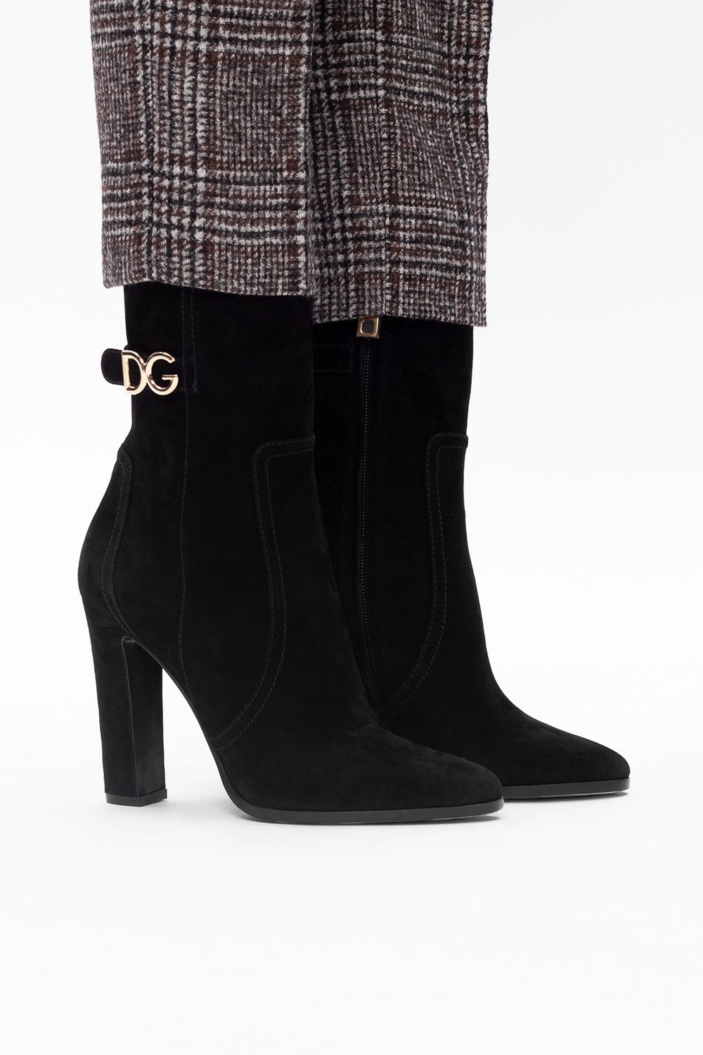 IetpShops | Dolce & Gabbana Men Iphone 7 8 Taske | Dolce & Gabbana 'Caroline' heeled ankle boots Women's Shoes