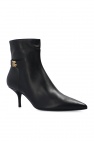 DOLCE & GABBANA PLECIONA CZAPKA Z LOGO Stiletto-heeled booties