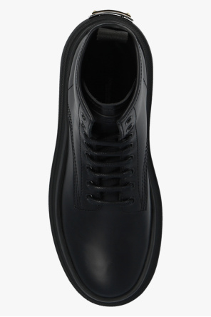 Dolce & Gabbana Leather ankle boots on platform