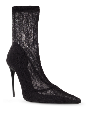Dolce & Gabbana Heeled ankle boots with lace