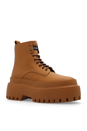 Dolce & Gabbana Leather platform boots