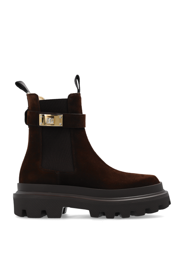 Dolce & Gabbana Suede Chelsea boots