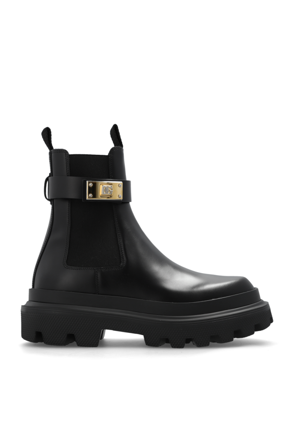 Leather Chelsea boots od Dolce & Gabbana