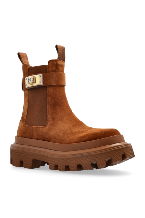 Dolce & Gabbana Suede Chelsea boots