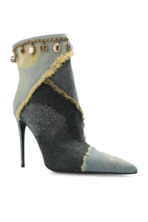 Dolce & Gabbana Denim ankle boots with heels