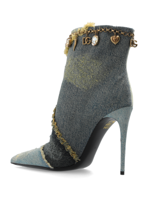 Dolce & Gabbana Denim ankle boots with heels