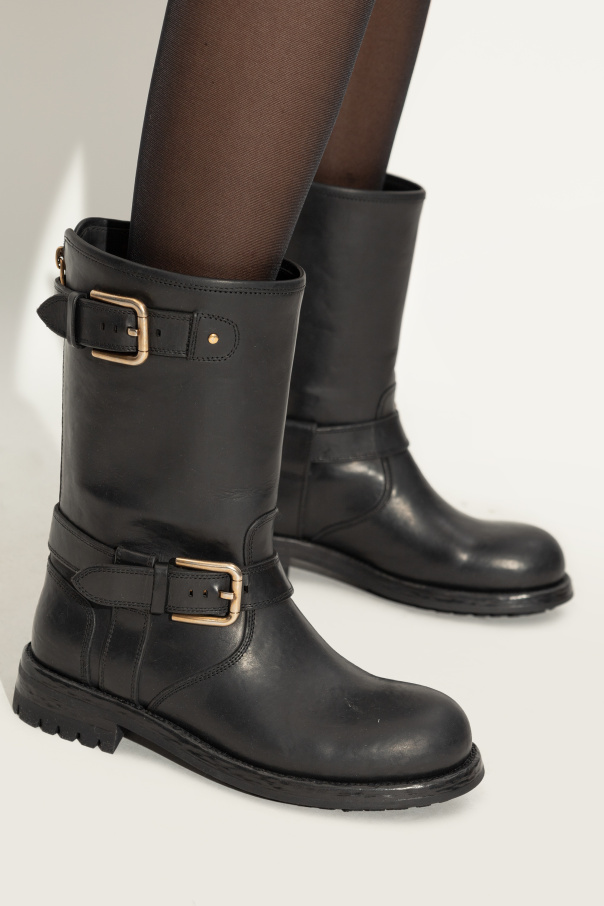 Dolce & Gabbana Lederstiefeletten