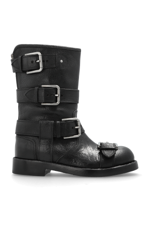 Skórzane botki