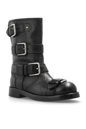 Dolce & Gabbana Leder-Stiefeletten