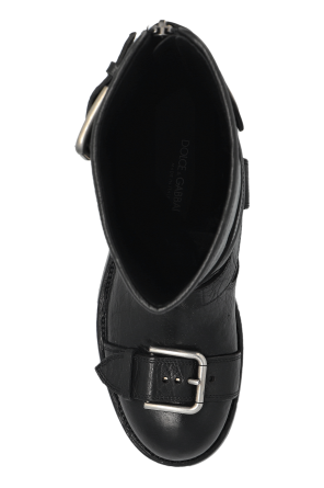 Dolce & Gabbana Leder-Stiefeletten