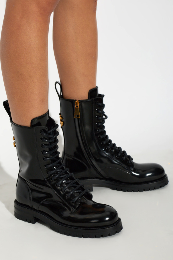Dolce & Gabbana Botas de couro até ao tornozelo
