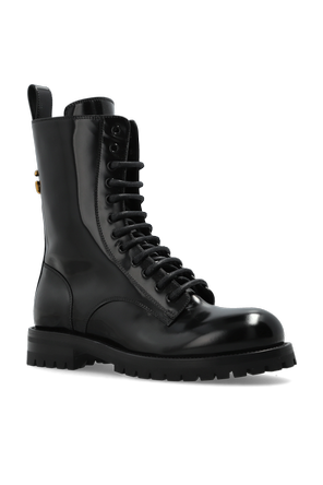 Dolce & Gabbana Botas de couro até ao tornozelo