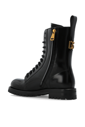 Dolce & Gabbana Botas de couro até ao tornozelo