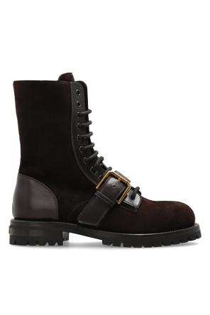 Suede ankle boots