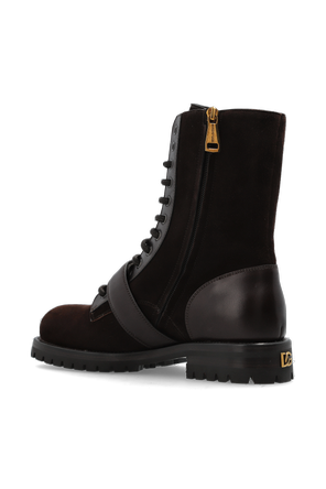 Dolce & Gabbana Botas de tornozelo em camurça